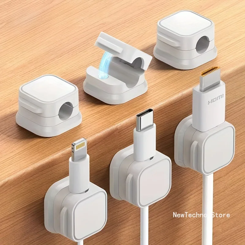 Desk Cable Organizer - 자석 케이블 정리기, 벽걸이형 데이터 케이블