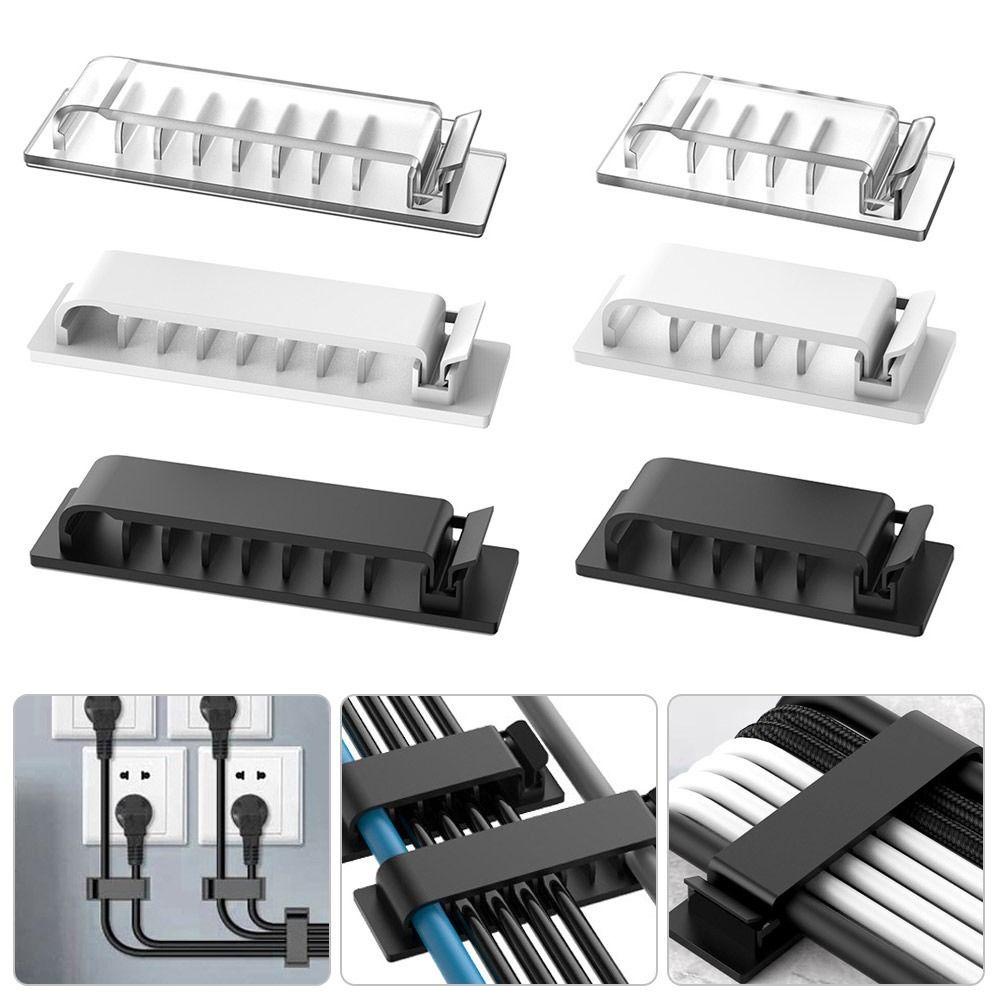 Desk Cable Organizer - 케이블 정리함 자가 접착 케이블 클립