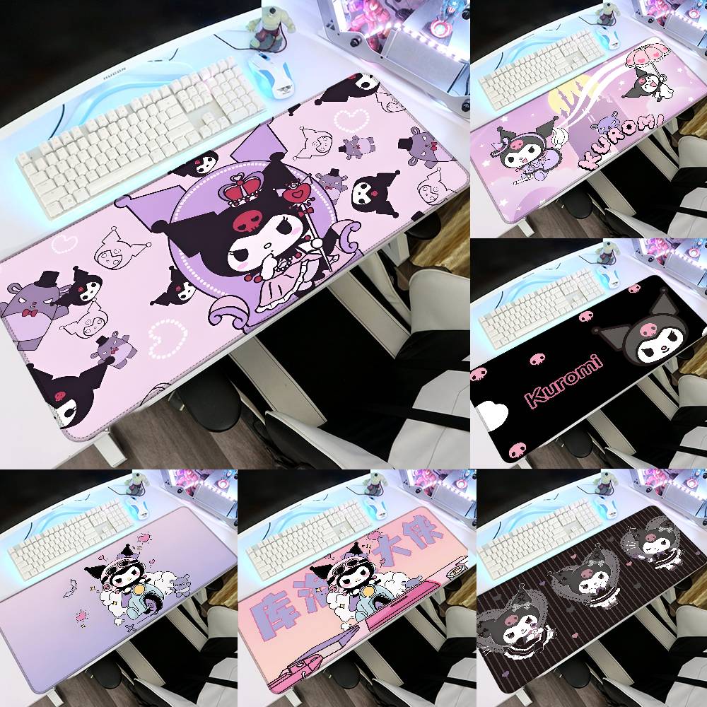 Pc Gaming Kuromi - K-Kuromi 귀여운 마우스 패드 고무 두꺼운