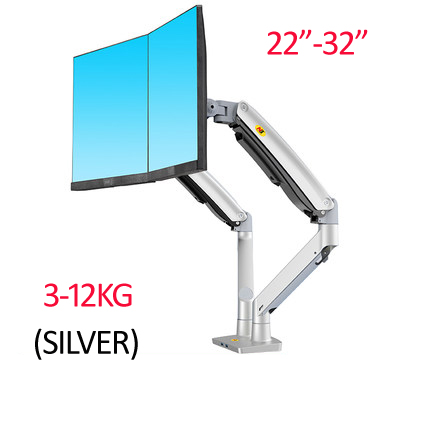 Dual Monitor Arm - NB F195A 알루미늄 가스 스프링 암