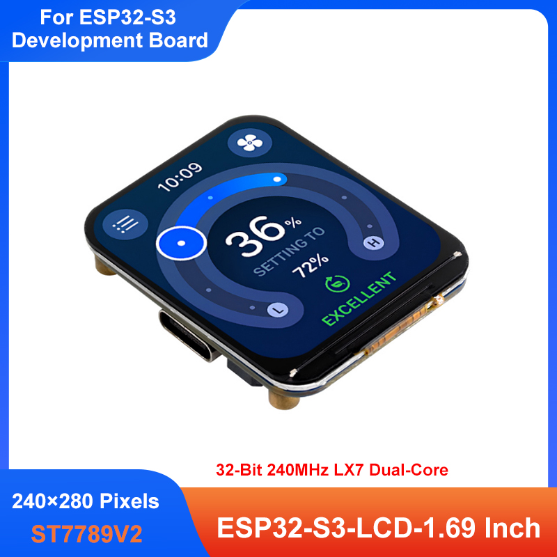 Dual Monitor Arm - ESP32-S3 ESP32-S3 개발 보드용 1.69 인치