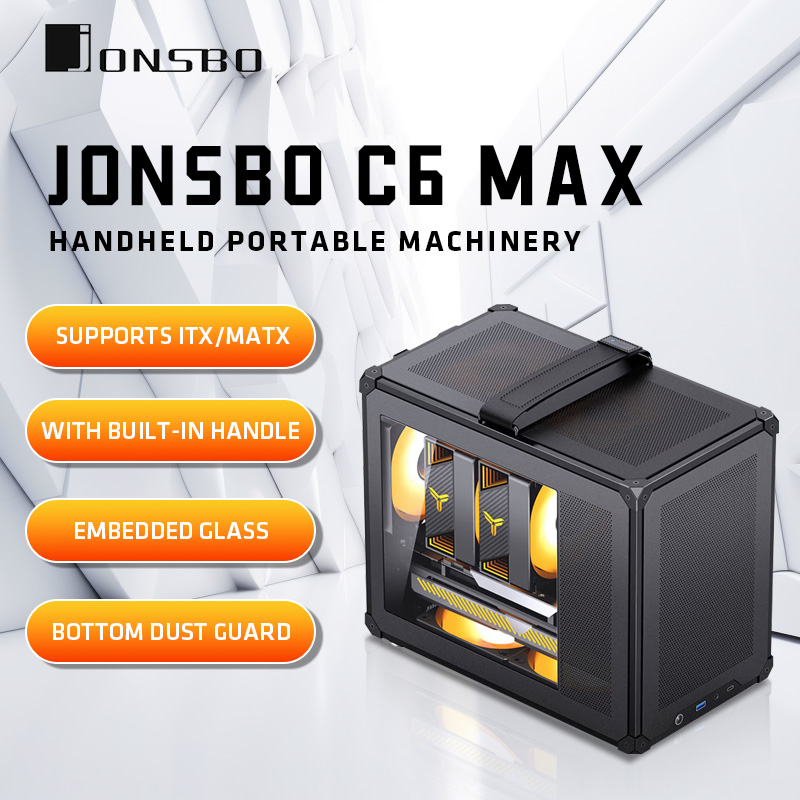 Pc Gaming Center - JONSBO C6 MAX 메쉬 핸들 MATX