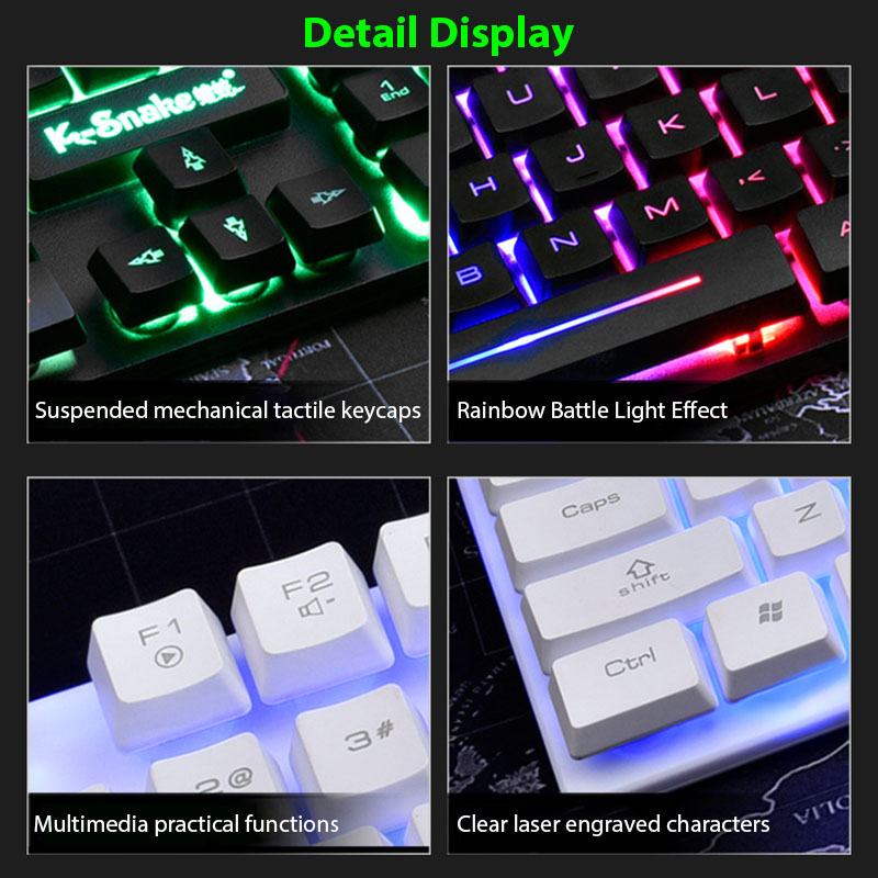 KM320 키보드 및 마우스 세트 방수 발광 게임 백라 - Pc Gaming Set 리뷰 및 가격