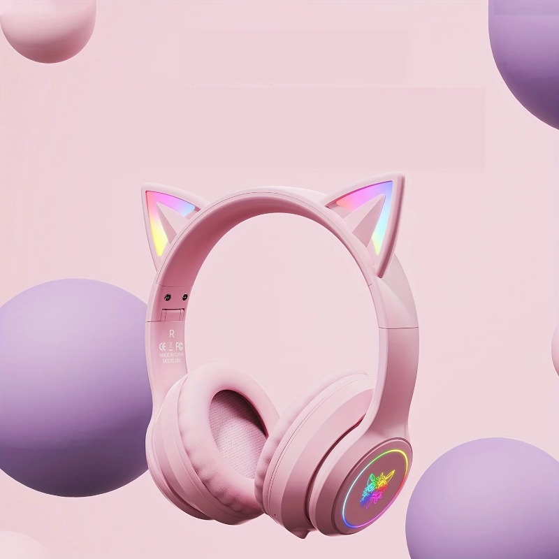 Onikuma B90 핑크 고양이 귀 게임용 헤드셋 R - Pc Gaming Apple 리뷰 및 가격