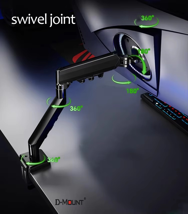 D290 금속 재질, 13~32인치 듀얼 모니터 데스크 - Dual Monitor Arm 리뷰 및 가격
