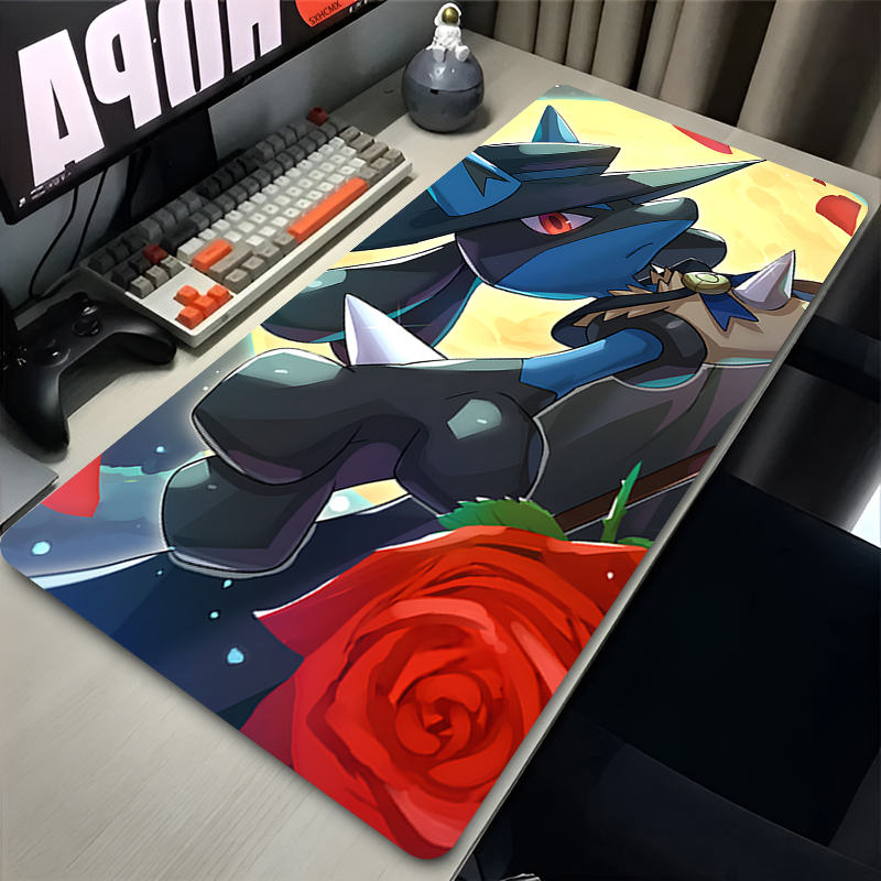 마우스 패드 멋진 애니메이션 P-포켓몬 루카리오 마우스 - Pc Gaming Keyboard 리뷰 및 가격