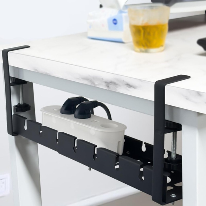 헤비 듀티 리트랙터블 케이블 정리 트레이 - 사무실 및 - Desk Cable Organizer 리뷰 및 가격