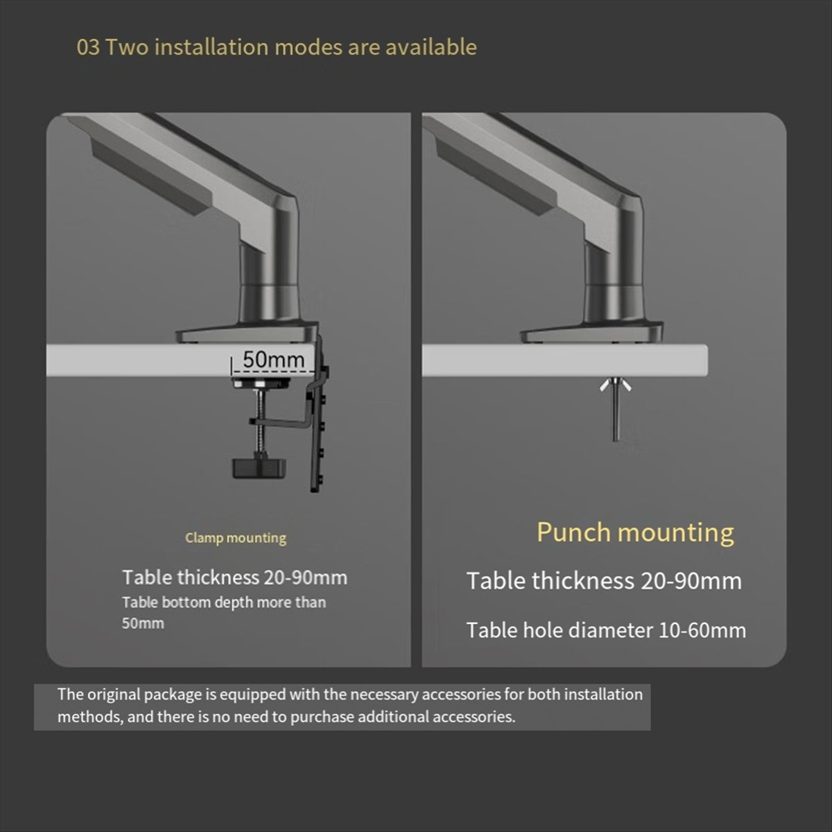 A55T F160 데스크탑 스프링 모니터 암, 17~2 - Dual Monitor Arm 리뷰 및 가격