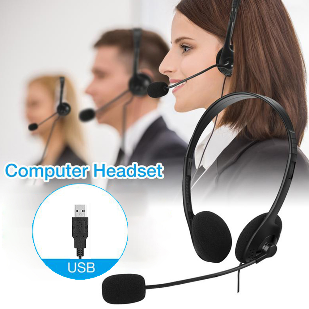 콜 센터 USB 유선 컴퓨터 헤드폰 클리어 보이스 오피 - Pc Gaming Center 리뷰 및 가격