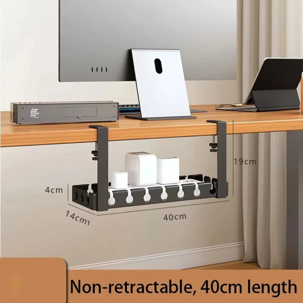 책상 아래 확장형 케이블 정리 트레이, 드릴링 없이 설 - Desk Cable Organizer 리뷰 및 가격