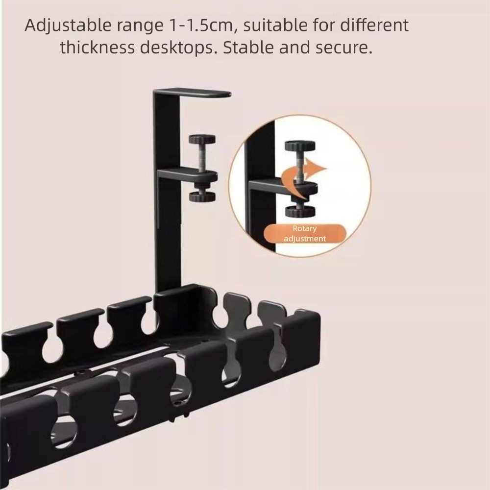 책상 아래 확장형 케이블 정리 트레이, 드릴링 없이 설 - Desk Cable Organizer 리뷰 및 가격