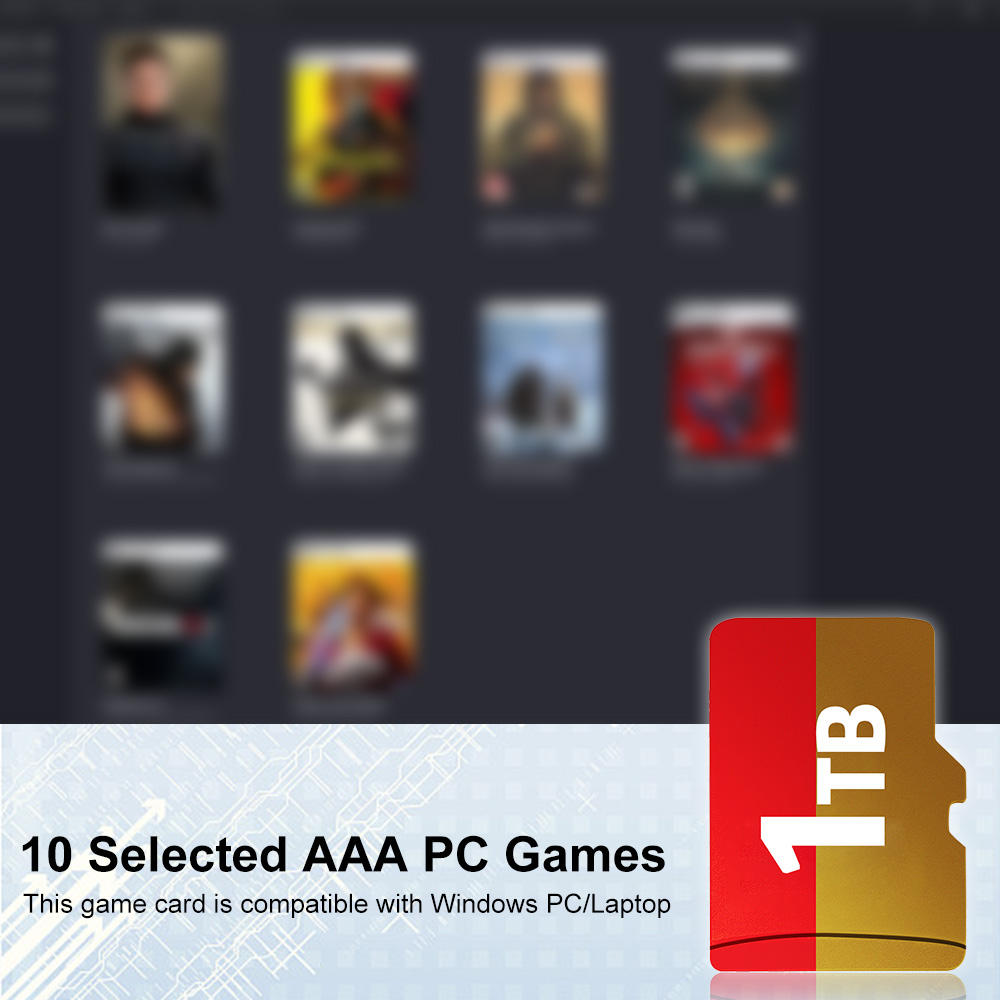 새로운 1TB 게임 카드, 윈도우 PC&노트북용 10개 - Pc Gaming Aaa 리뷰 및 가격