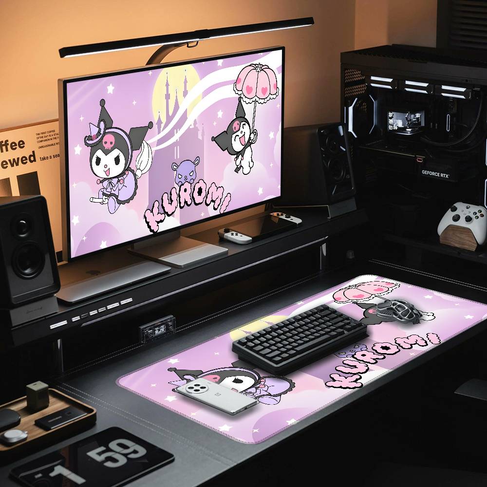 K-Kuromi 귀여운 마우스 패드 고무 두꺼운 오버록 - Pc Gaming Kuromi 리뷰 및 가격