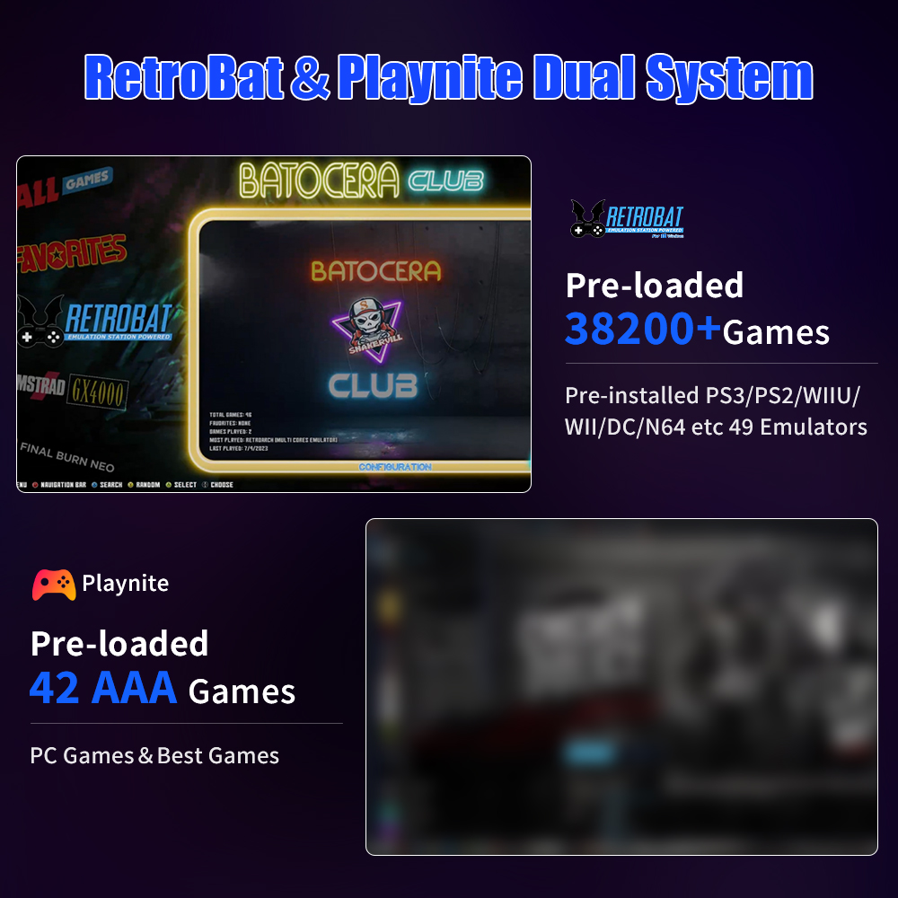Retrobat&Playnite 게임 HDD 레트로 게 - Pc Gaming Aaa 리뷰 및 가격