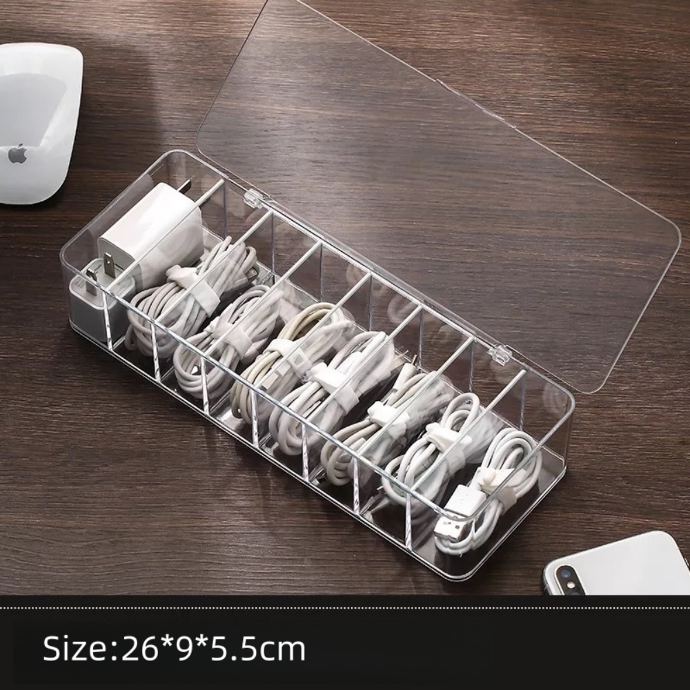 다기능 케이블 정리함, 충전기, 이어버드용 끈이 있는  - Desk Cable Organizer 리뷰 및 가격
