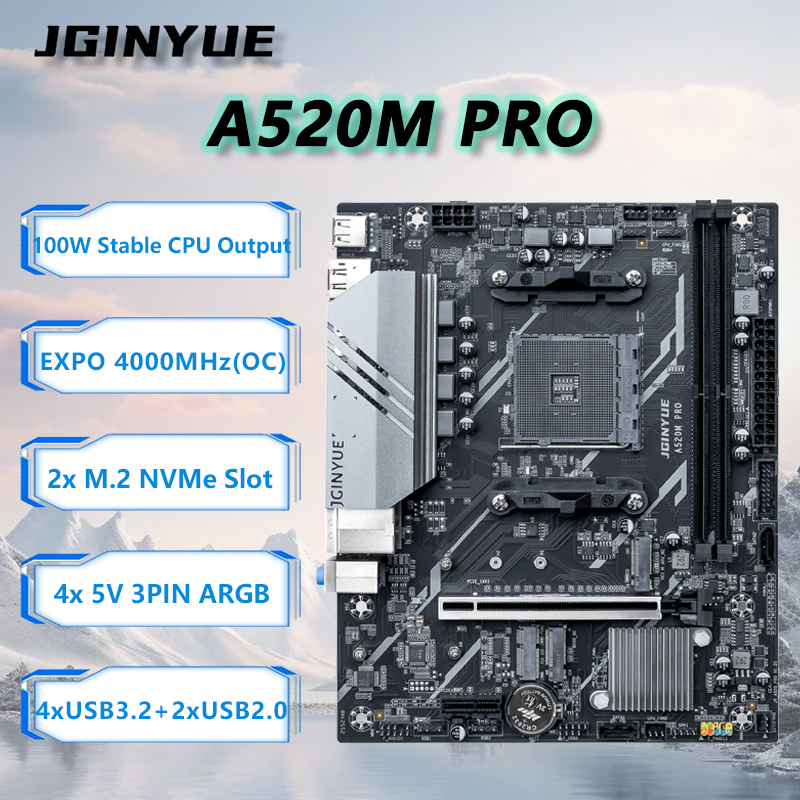 JGINYUE A520M PRO 마더보드 키트(AMD  - Pc Gaming Set 리뷰 및 가격
