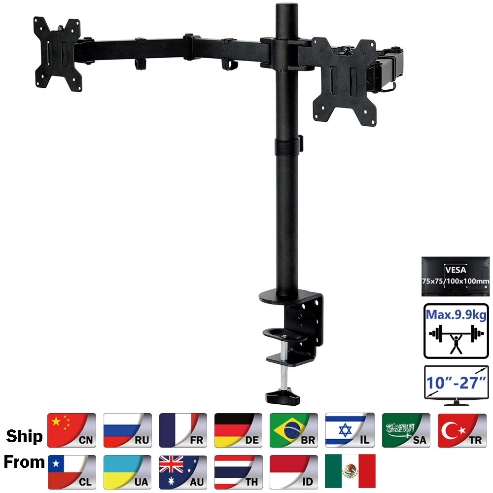 MS02 데스크탑 클램핑 풀 모션 360도 듀얼 모니터 - Dual Monitor Arm 리뷰 및 가격