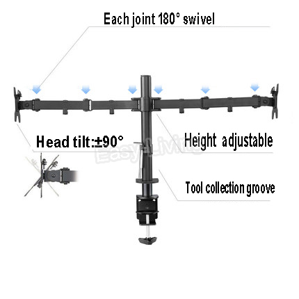 MS02 데스크탑 클램핑 풀 모션 360도 듀얼 모니터 - Dual Monitor Arm 리뷰 및 가격