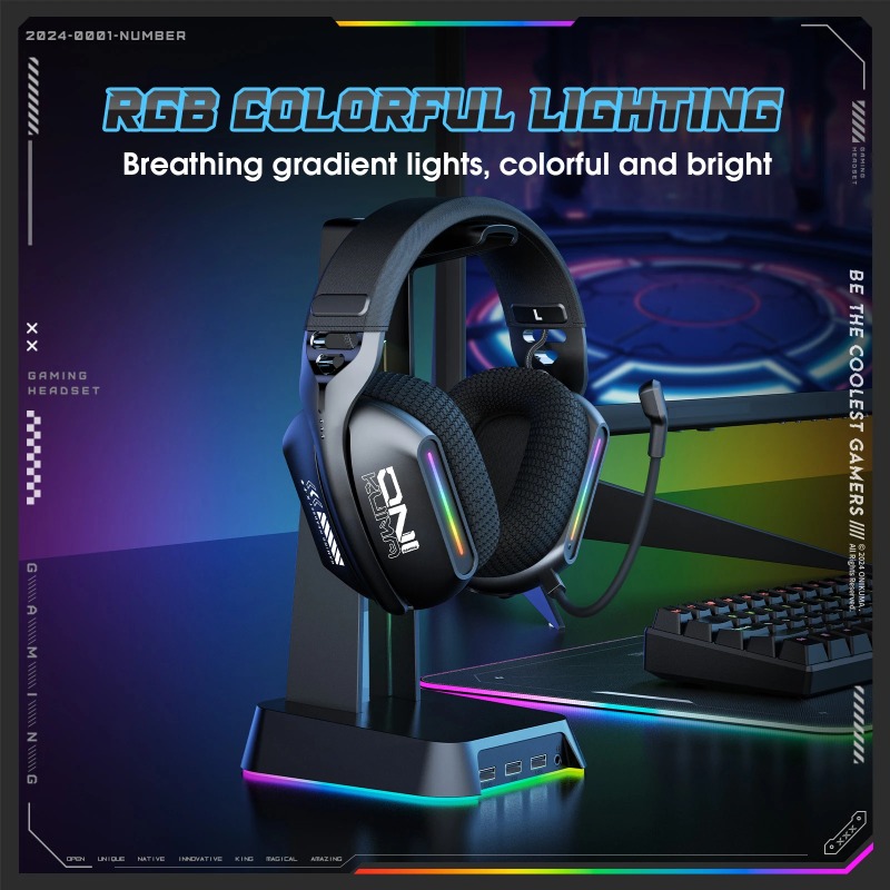 ONIKUMA GT808 무선 게이밍 헤드셋 트라이 모 - Pc Gaming Apple 리뷰 및 가격