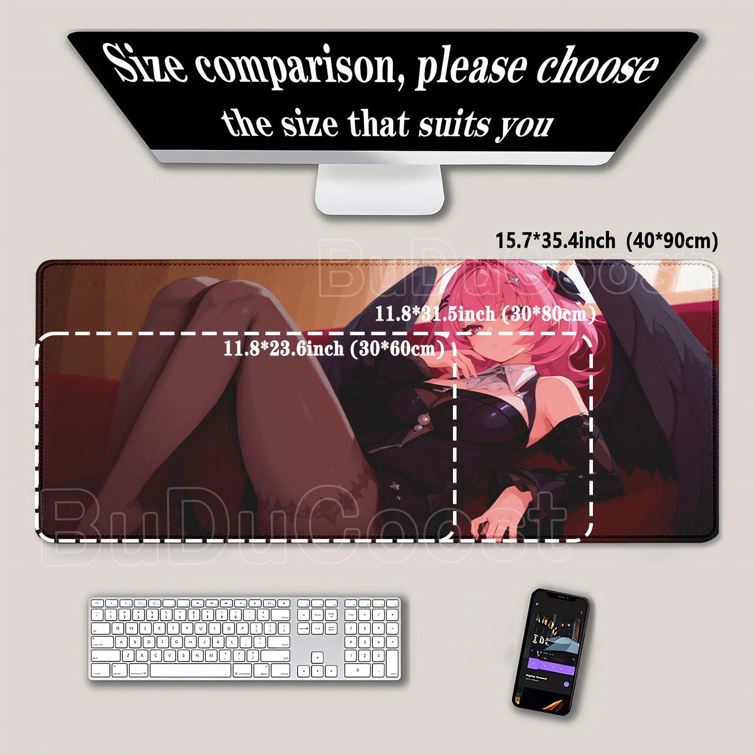 마우스패드 HD 프린팅 뉴 레미엘 댄 젠리스 존 제로  - Pc Gaming Girl 리뷰 및 가격