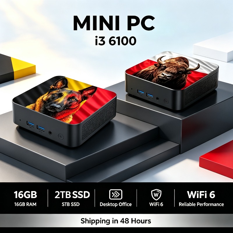 게이밍 미니 데스크탑 컴퓨터 인텔 코어 i3 6100, - Pc Gaming Ddr4 리뷰 및 가격