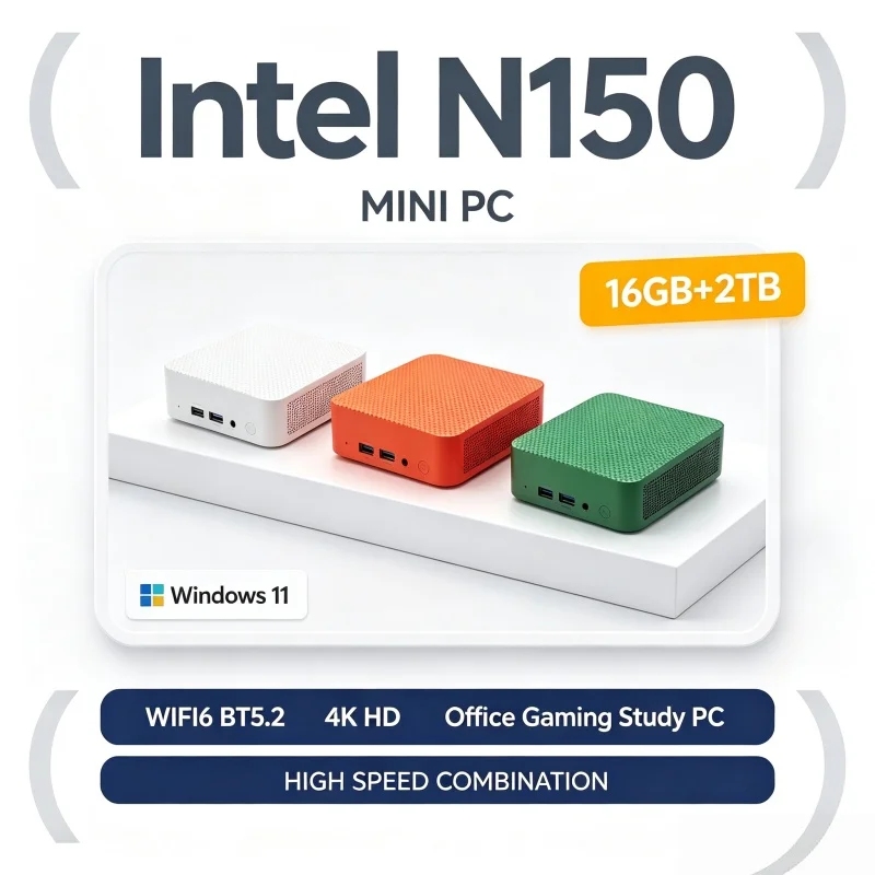 인텔 N150 미니 데스크탑 PC 게이밍 컴퓨터 윈도우 - Pc Gaming Center 리뷰 및 가격