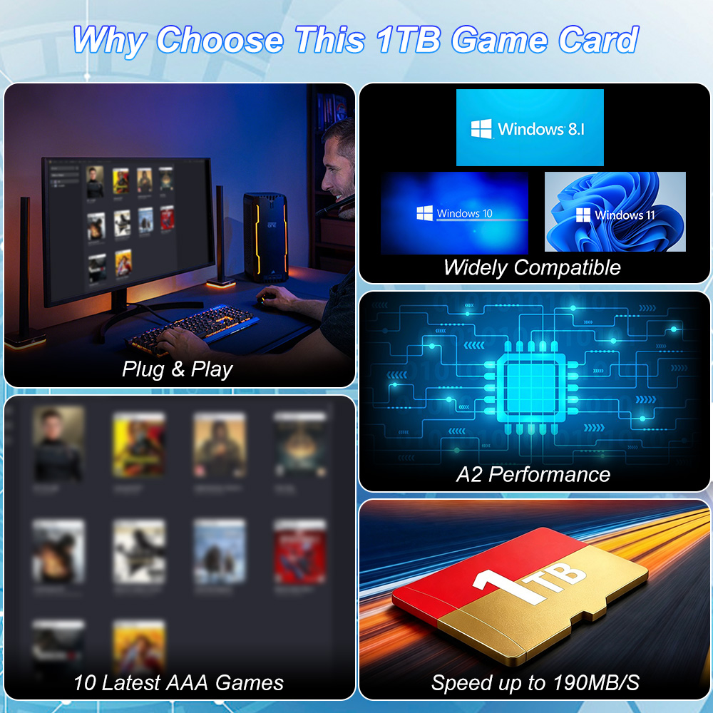 JMachen 1TB 게임 TF 카드, 최신 AAA P - Pc Gaming Aaa 리뷰 및 가격