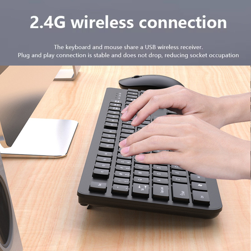 2.4G 무선 키보드 마우스 세트 104키 표준 키보드 - Pc Gaming Set 리뷰 및 가격