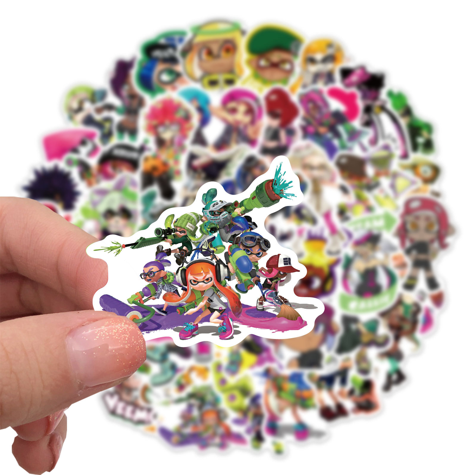 10/30/50pcs 게임 Splatoon 스케이트 보 - Pc Gaming Girl 리뷰 및 가격