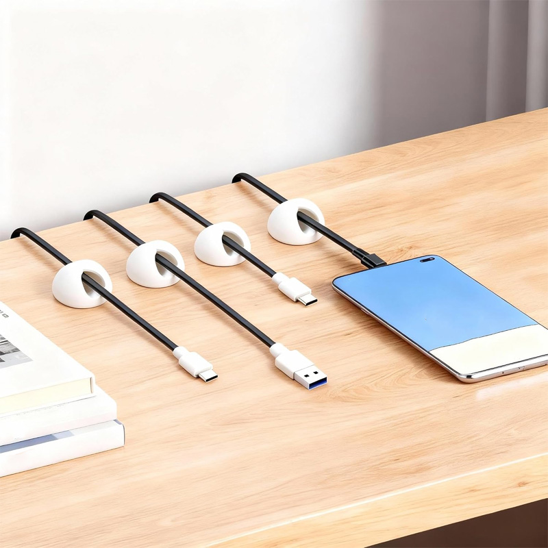 6/10/18 - 10개로 구성된 케이블 정리 세트,  - Desk Cable Organizer 리뷰 및 가격