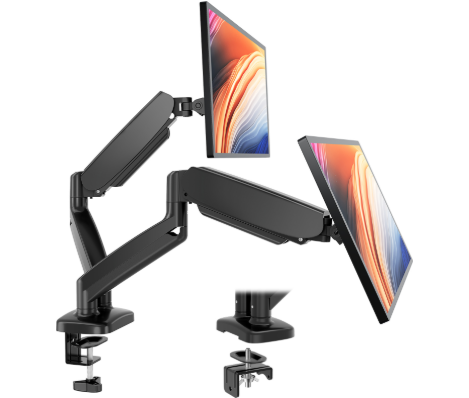 듀얼 모니터 스탠드 암, 가스 스프링 2 모니터 데스크 - Dual Monitor Arm 리뷰 및 가격