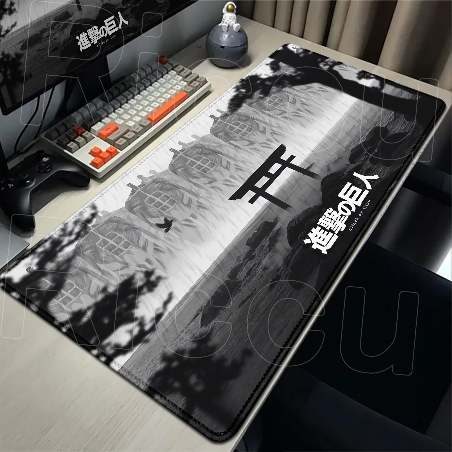 새로운 멋진 벽지 진격의 거인 마우스 패드 게임 액세서 - Pc Gaming Wallpaper 리뷰 및 가격
