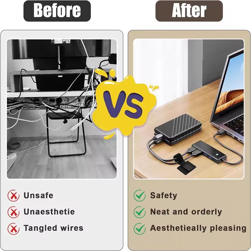 20세트 자체 접착식 헤비 듀티 케이블 타이, 가정 및 - Desk Cable Organizer 리뷰 및 가격