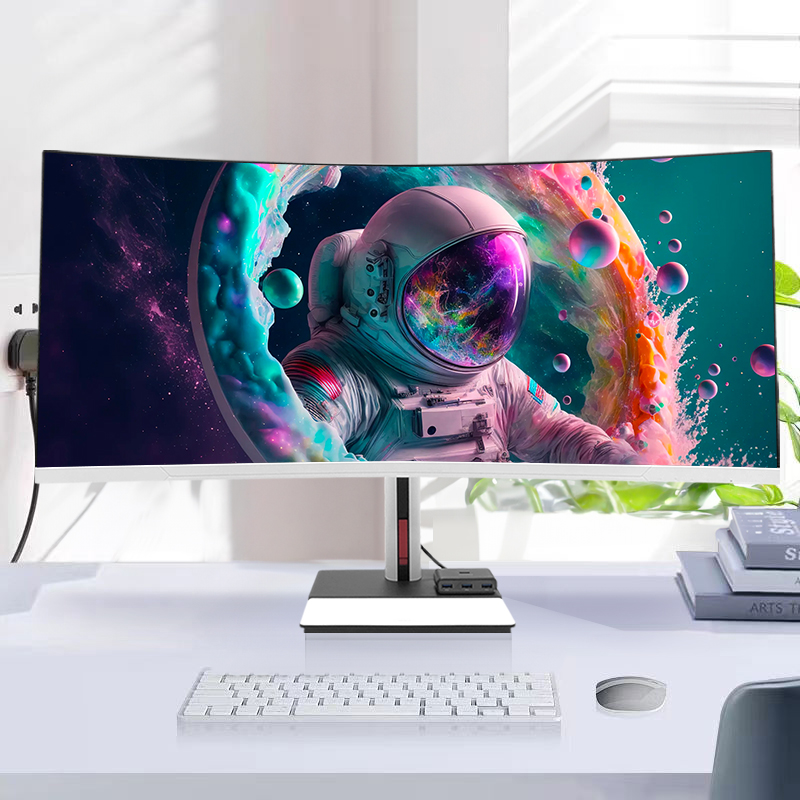 34인치 4K 커브드 스크린 데스크탑 컴퓨터 올인원 코 - Pc Gaming Set 리뷰 및 가격